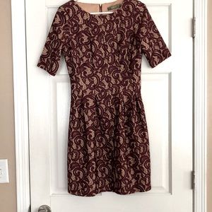 Lace pattern dress